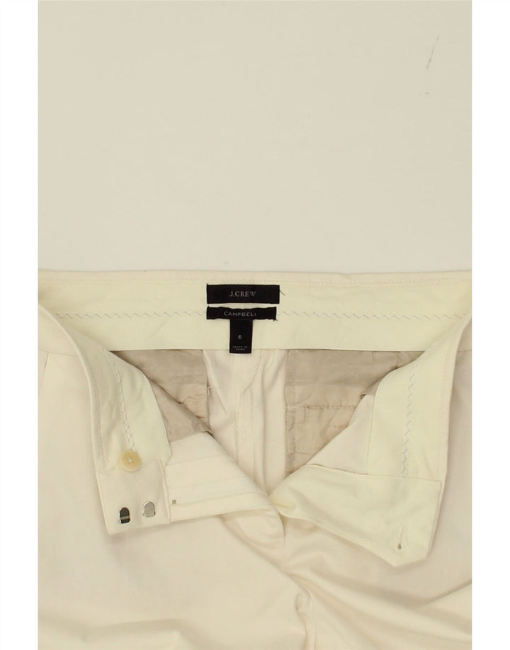 J. CREW Womens Campbell Chino Trousers US 6 Medium W32 L26 Off White Vintage J. Crew and Second-Hand J. Crew from Messina Hembry 
