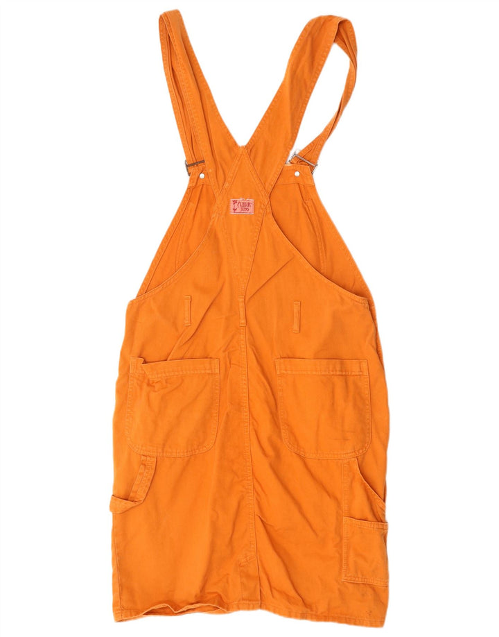 CLARK Robe Salopette Femme UK 14 Coton Orange Moyen