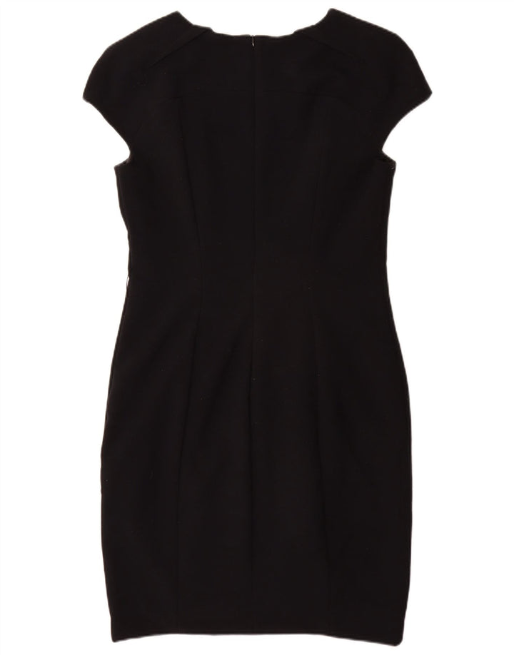 Zara Robe moulante pour femme UK 18 XL Noir Polyester