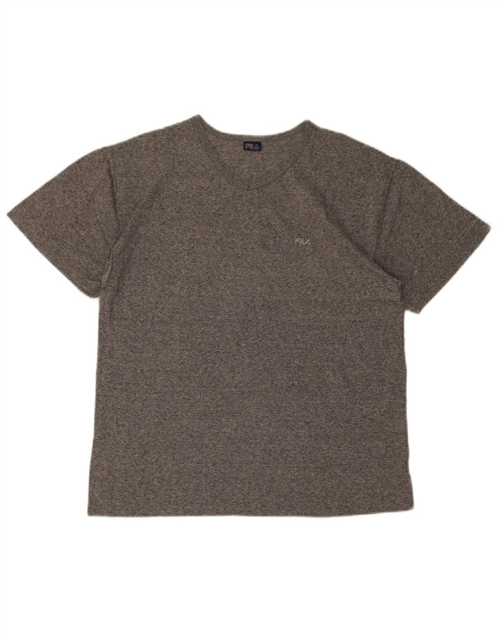 Fila T-Shirt Homme Gris Moyen Moucheté