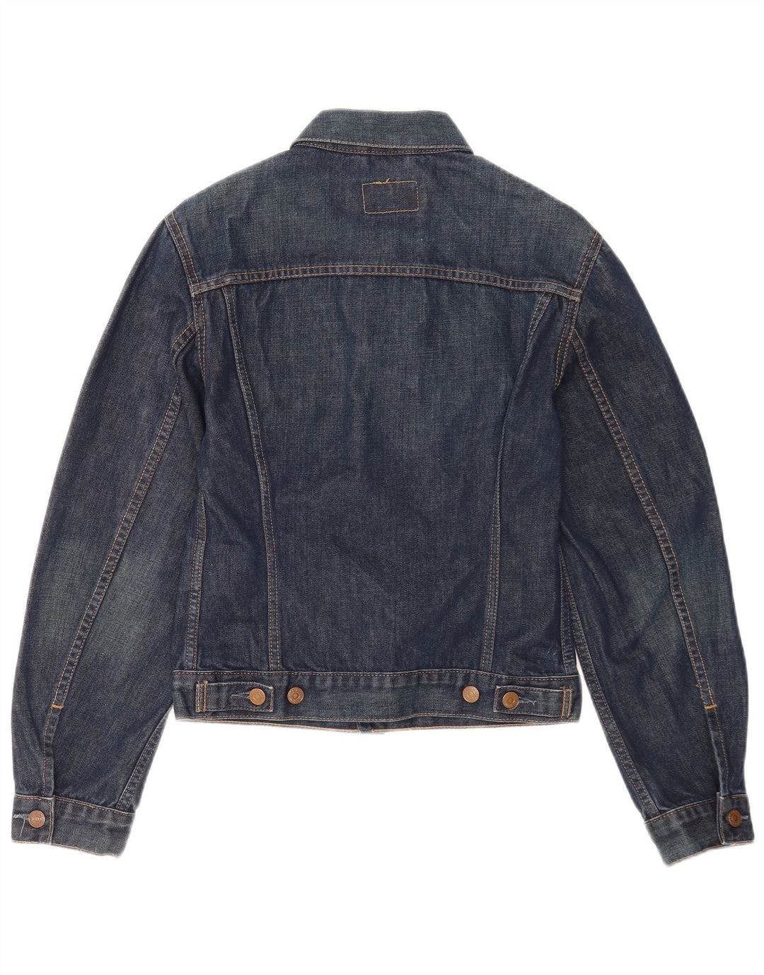 Levi's Veste en Jean Femme UK 12 Bleu Moyen Coton