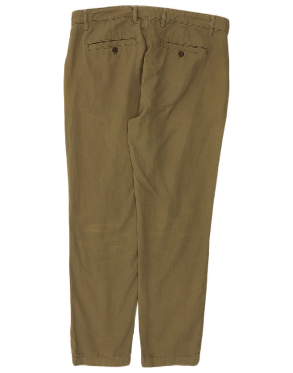 Zara Pantalon Chino Slim Homme EU 44 Large W34 L28 Kaki
