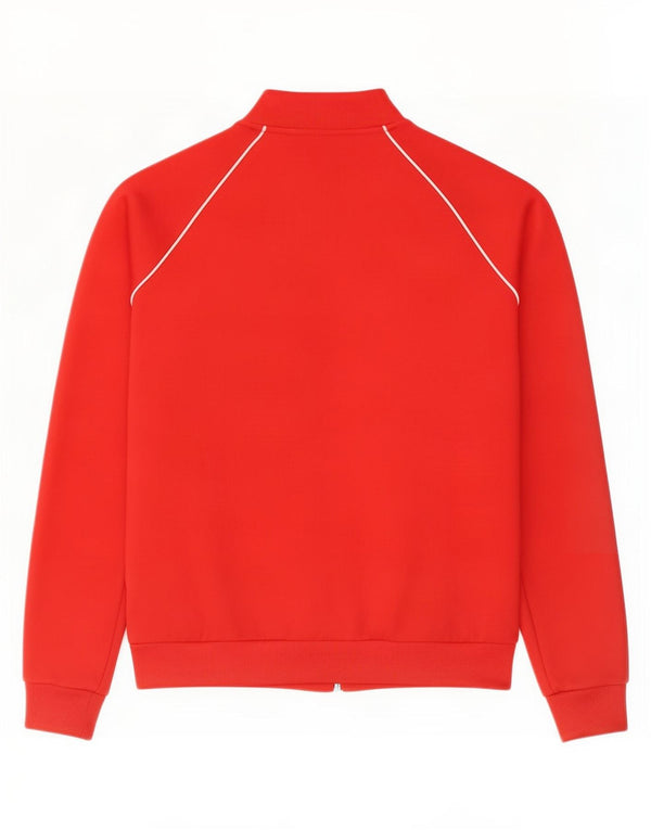 Adidas Veste de survêtement pour femme UK 8 Small Rouge Polyester