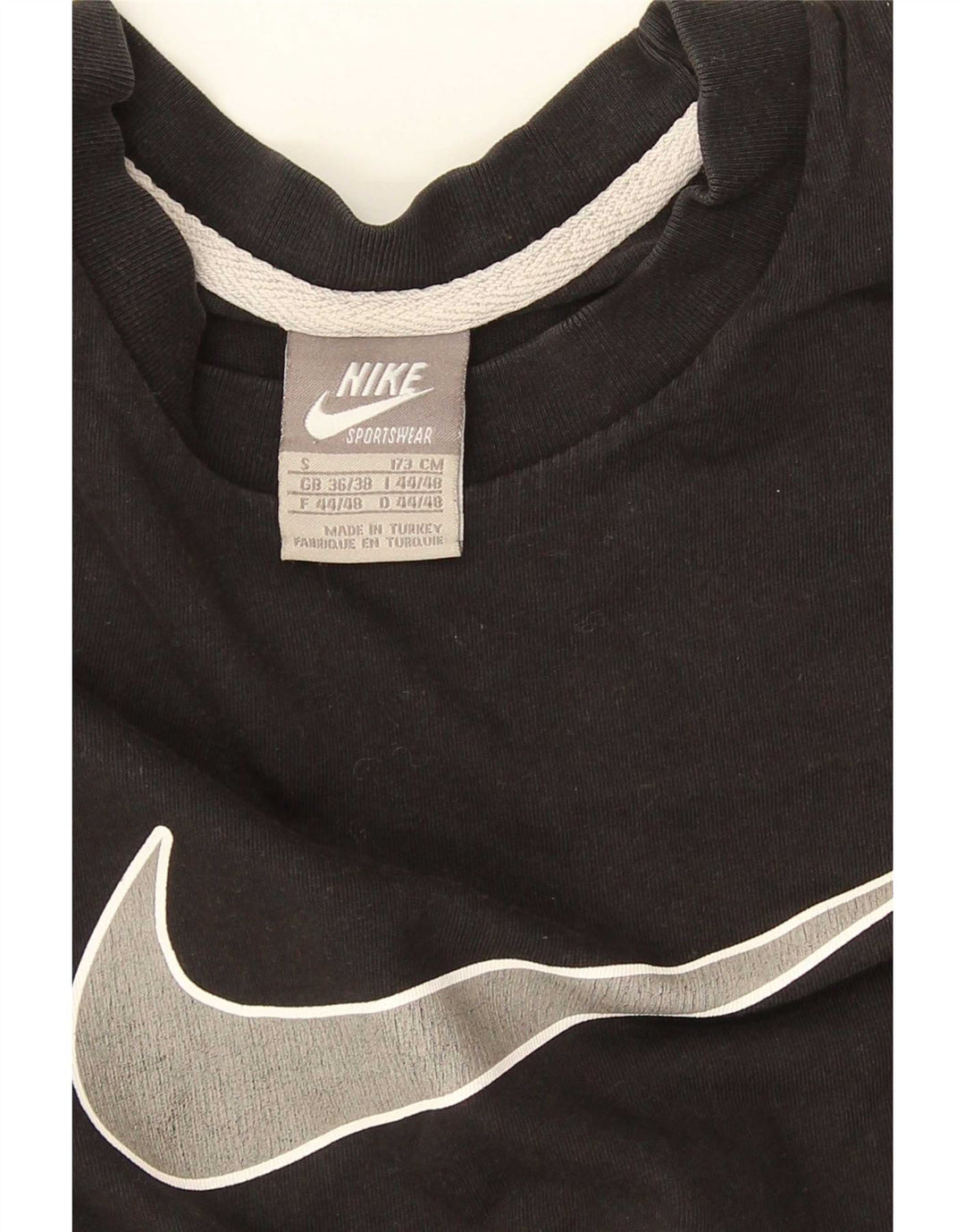 Nike T-shirt graphique pour homme UK 36/38 Petit Noir