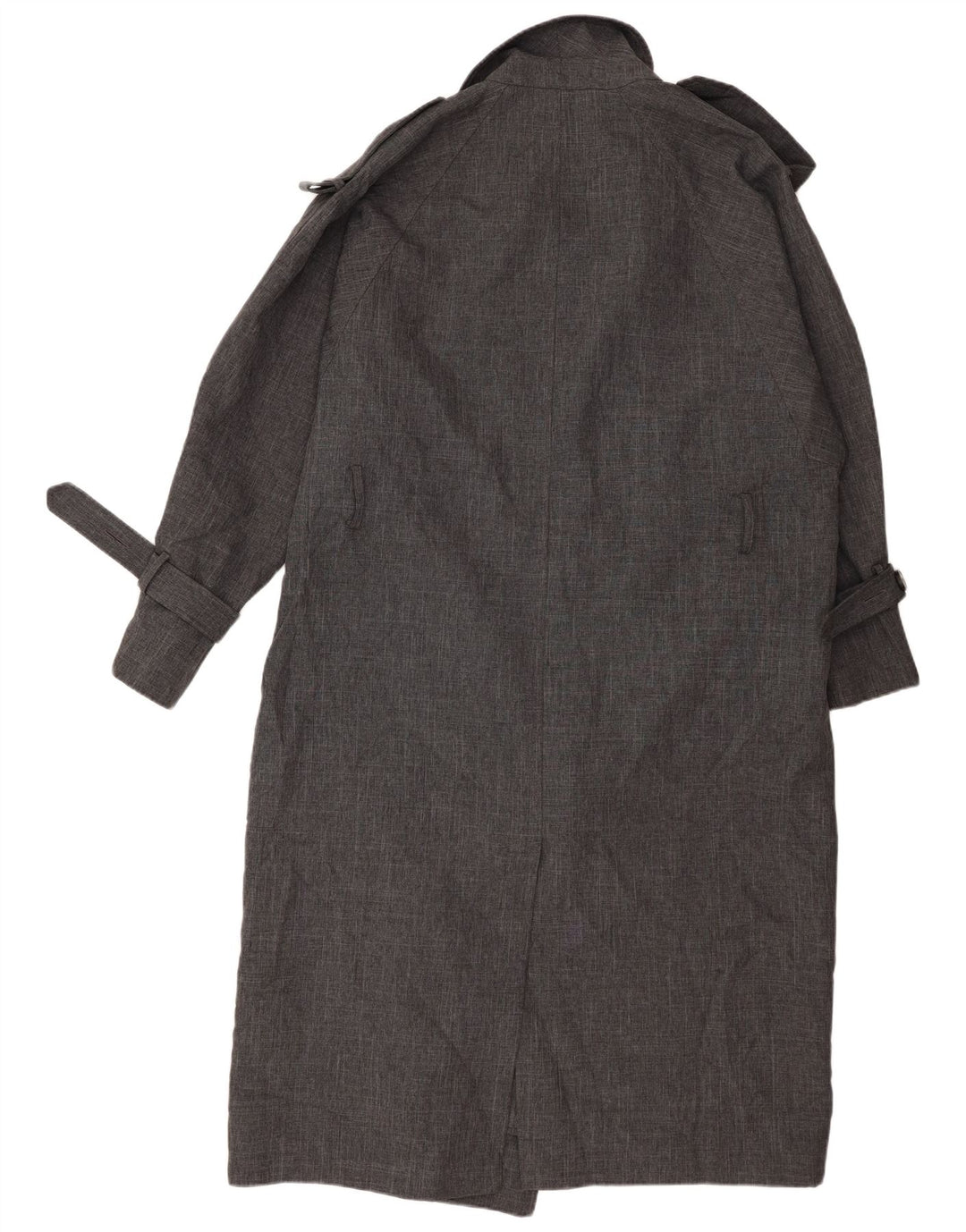 Topshop Trench-Coat surdimensionné pour femme UK 44 Large Gris Polyester