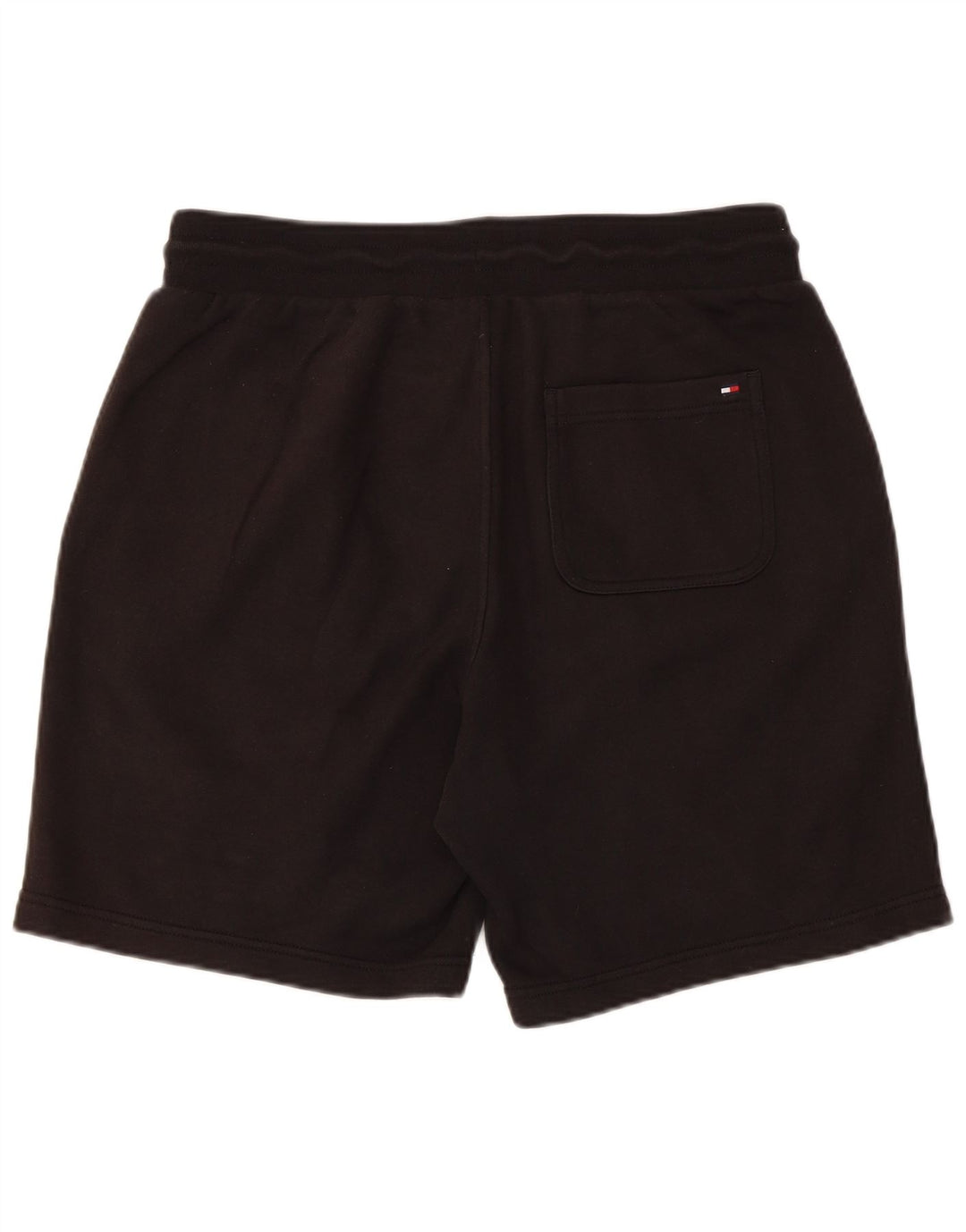 Tommy Hilfiger Short de Sport Graphique Homme Coton Noir Moyen