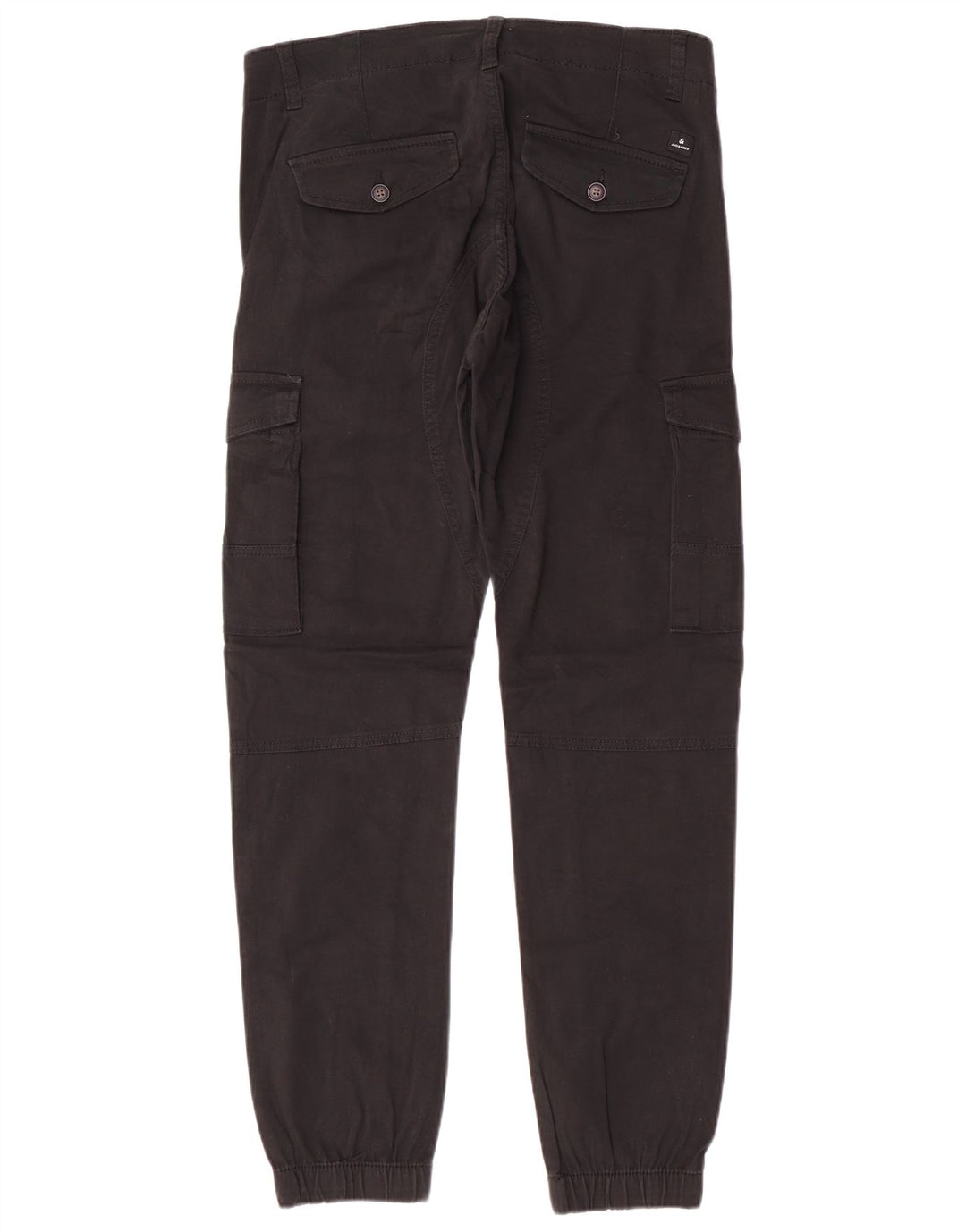 JACK & JONES Pantalon cargo Paul Tapered Homme W31 L32 Noir Coton Classique
