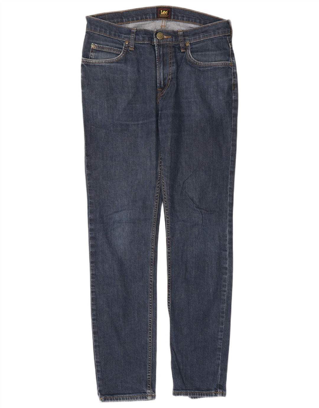 Lee Jean Slim Rider W30 L32 Homme Bleu Marine Coton