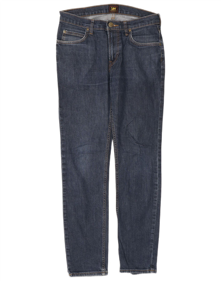 Lee Jean Slim Rider W30 L32 Homme Bleu Marine Coton