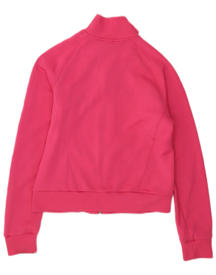 Adidas Veste de survêtement courte pour femme UK 12 Rose moyen Polyester