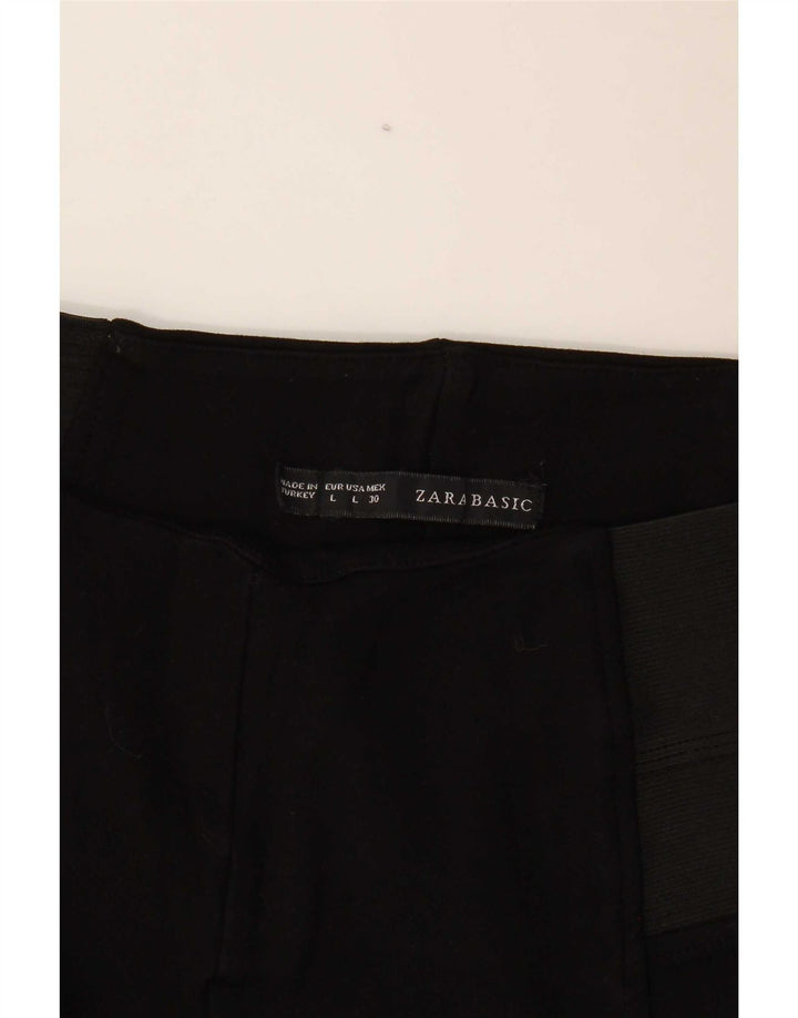 Zara Leggings Femme UK 14 Large Noir