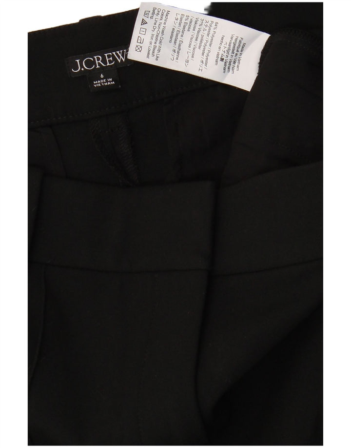 J. CREW Pantalon Chino Droit Femme US 6 Medium W30 L31 Noir Polyester