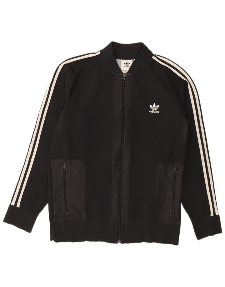 ADIDAS Veste de survêtement pour homme Noir moyen Polyester