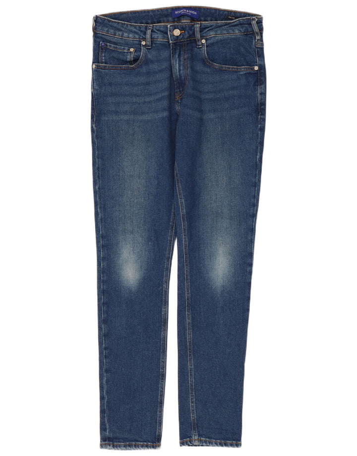 SCOTCH & SODA Jean Skinny Amsterdam W32 L32 Homme Bleu Coton