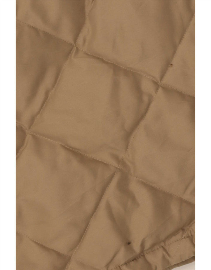 Sergio Tacchini Veste matelassée à capuche pour homme UK 44 2XL Beige Polyester
