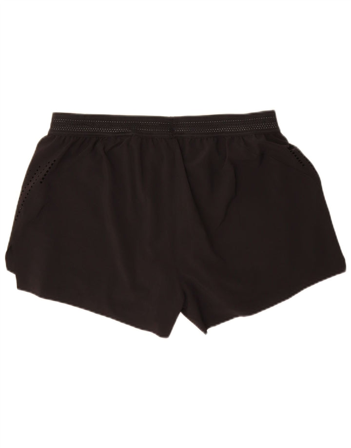 REEBOK Short de sport pour femme UK 20/22 XL Noir Polyester