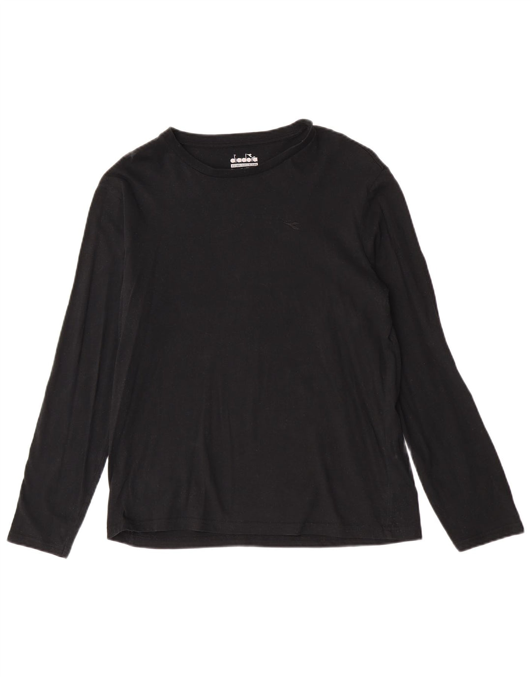 Diadora Haut à manches longues pour homme en coton noir Small
