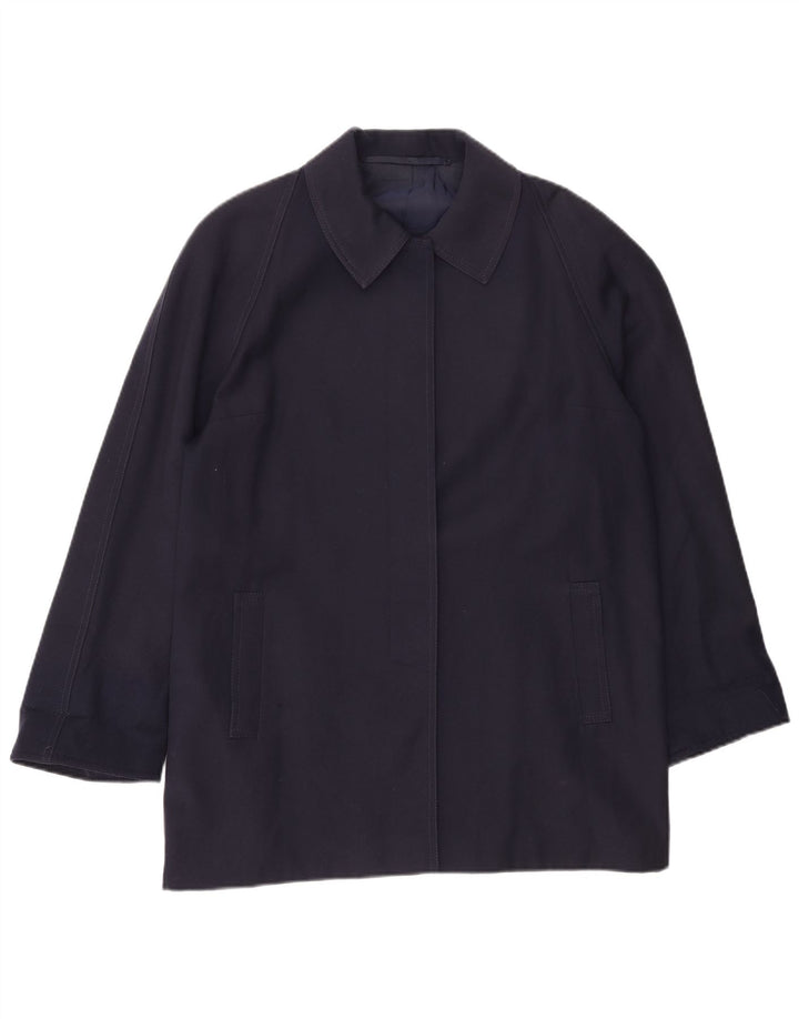 pardessus femme vintage UK 18 XL Bleu Marine