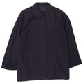pardessus femme vintage UK 18 XL Bleu Marine