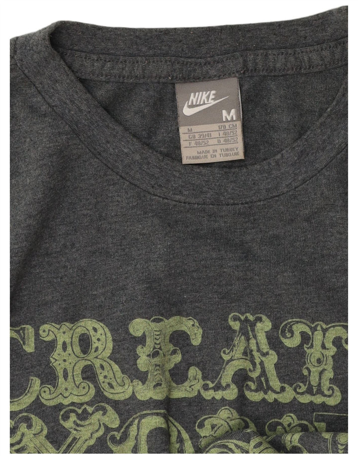 Nike T-shirt graphique pour homme UK 39/41 Gris moyen