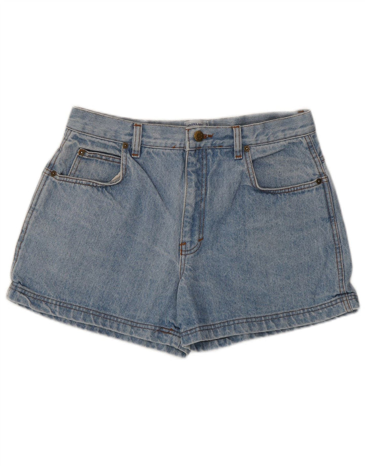ARIZONA Short en jean taille haute pour femme W33 Grand bleu en coton
