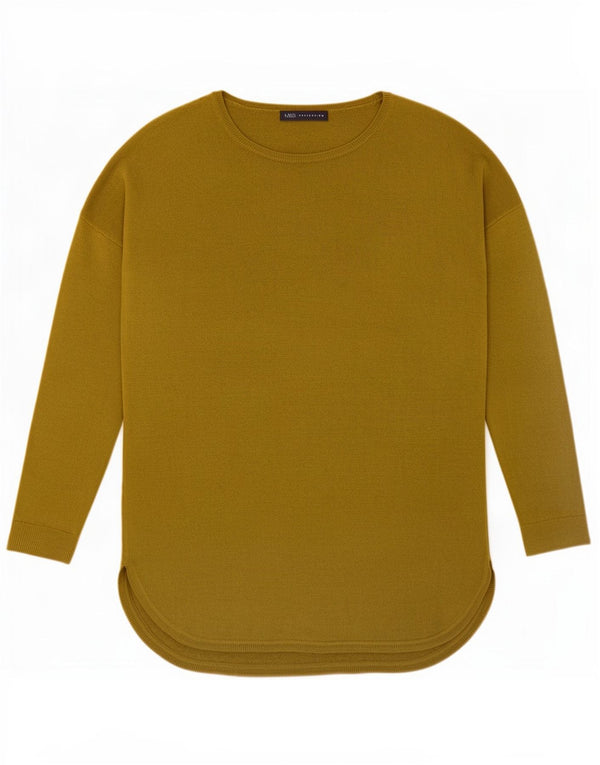 Marks & Spencer Pull surdimensionné à col bateau pour femme UK 10 Petit Vert