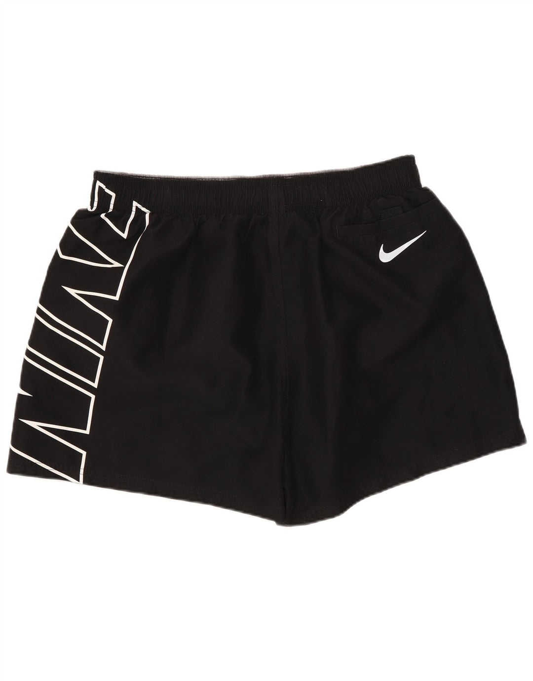 NIKE Short de bain graphique pour hommes, grand, noir, polyester