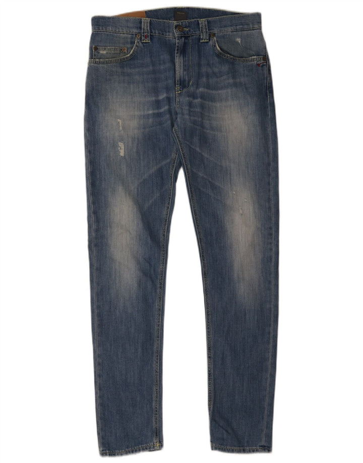 Dondup Jean slim vieilli pour homme W33 L32 en coton bleu
