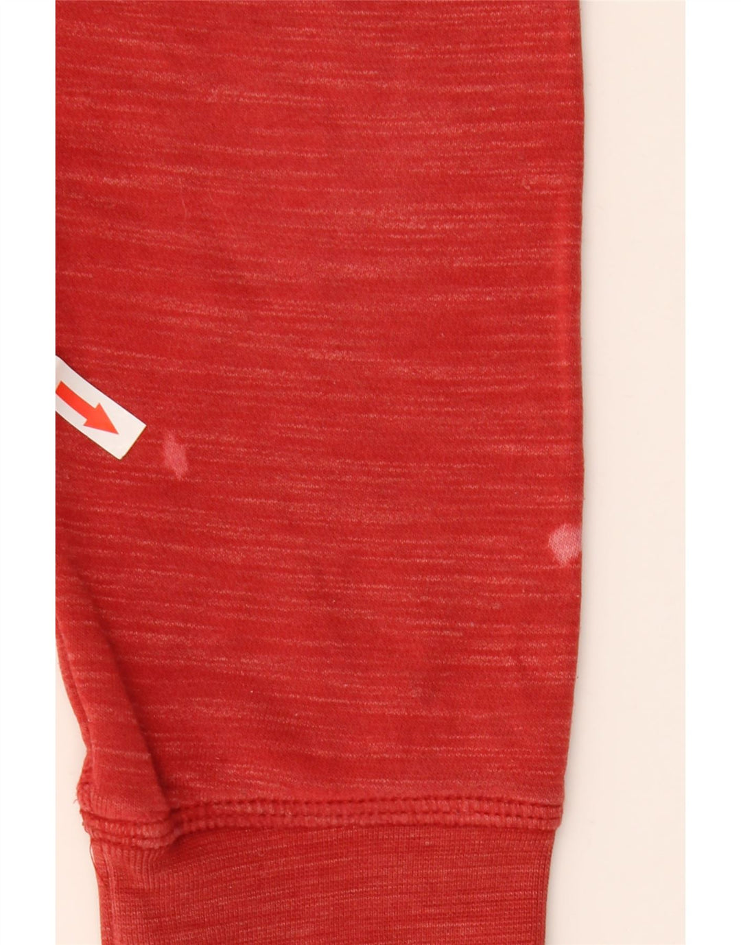 Reebok Sweat à Capuche Graphic Zip Homme Rouge Moyen Coton