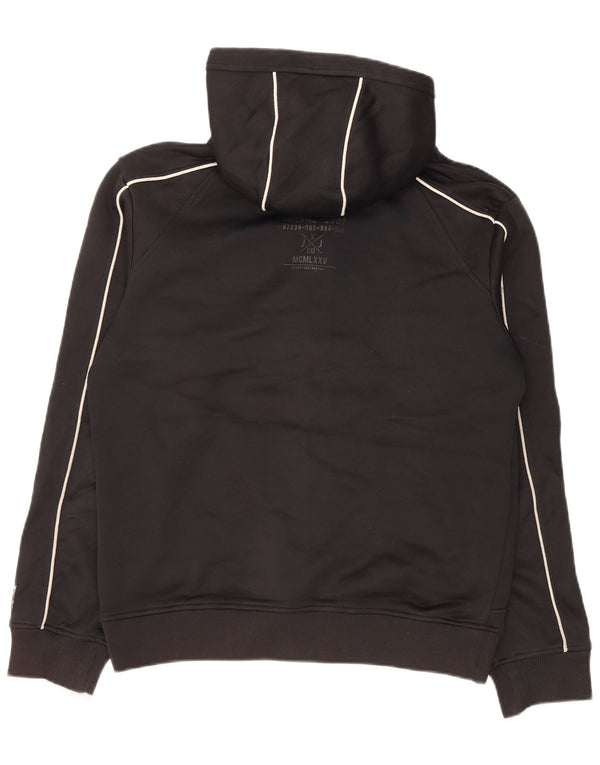 JACK & JONES Pull à capuche zippé pour femme UK 14 Medium Black Colourblock