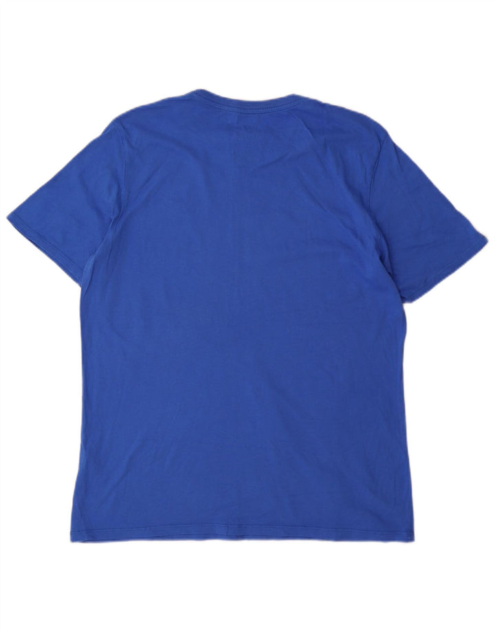 Nike T-Shirt Homme Grand Bleu Coton