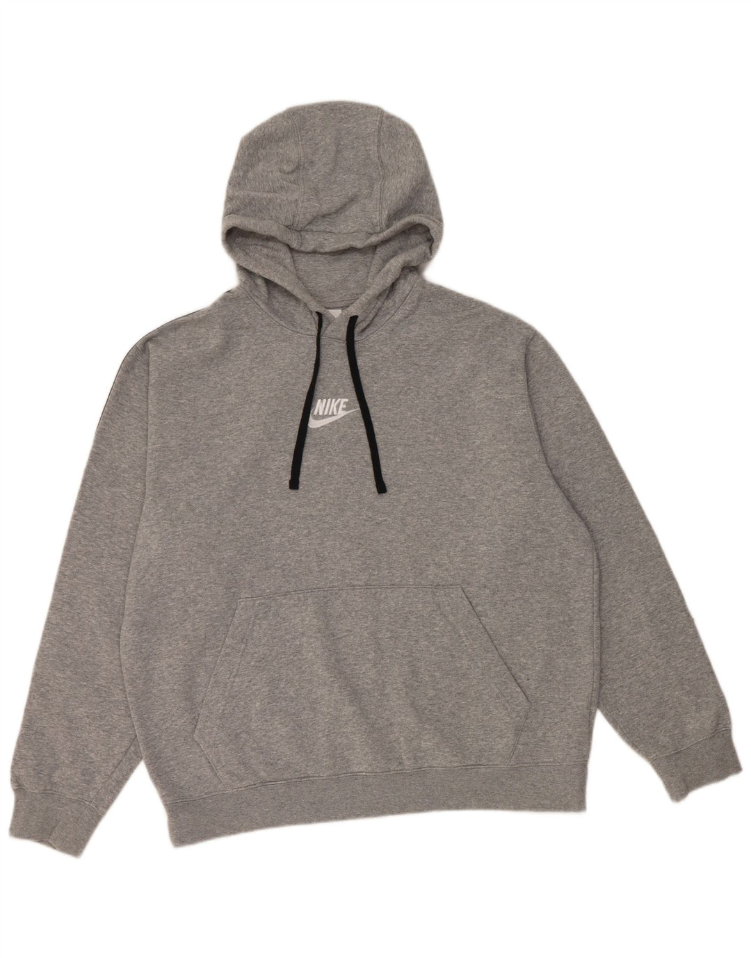 Nike Pull à capuche graphique pour homme en coton gris Taille L
