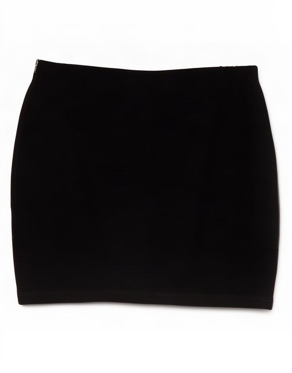 Zara Femme Trafaluc Mini Jupe Medium W28 Coton Noir