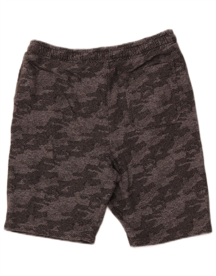 MARKS & SPENCER Short de Sport Garçon 13-14 Ans Gris Camouflage Coton