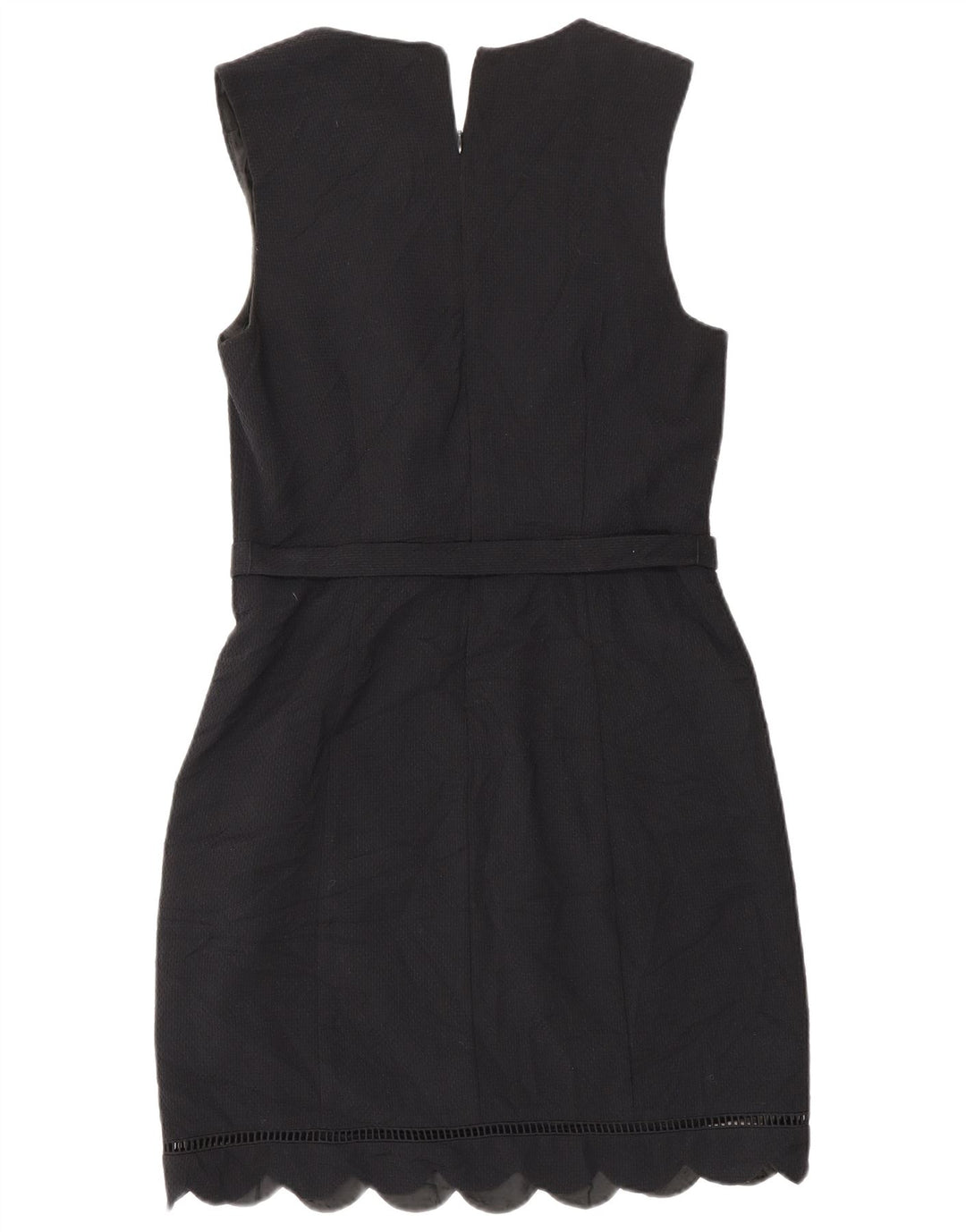 Oasis Robe fourreau sans manches pour femme UK 42 Medium Noir Polyester