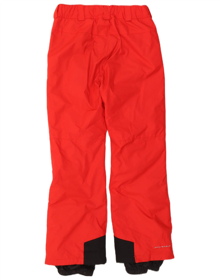 Columbia Pantalon de Ski Omni-Shield Homme Rouge Moyen Nylon Colorblock