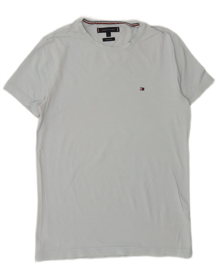 TOMMY HILFIGER T-Shirt Extra Slim Homme Petit Bleu Coton