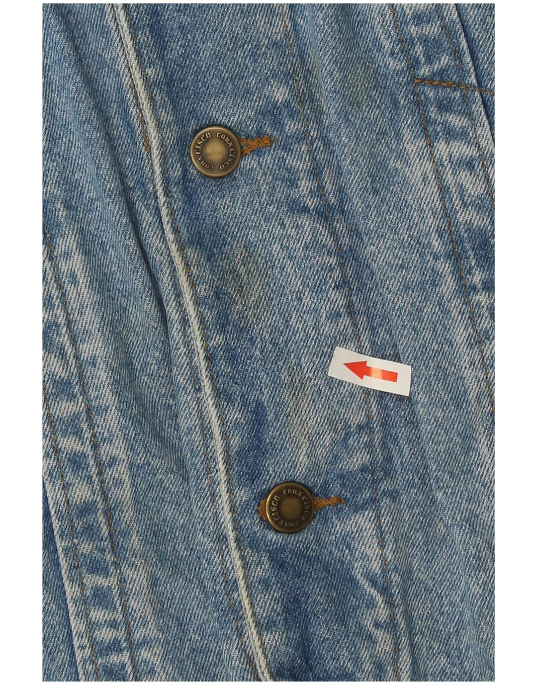 veste en jean homme vintage UK 42 XL Bleu