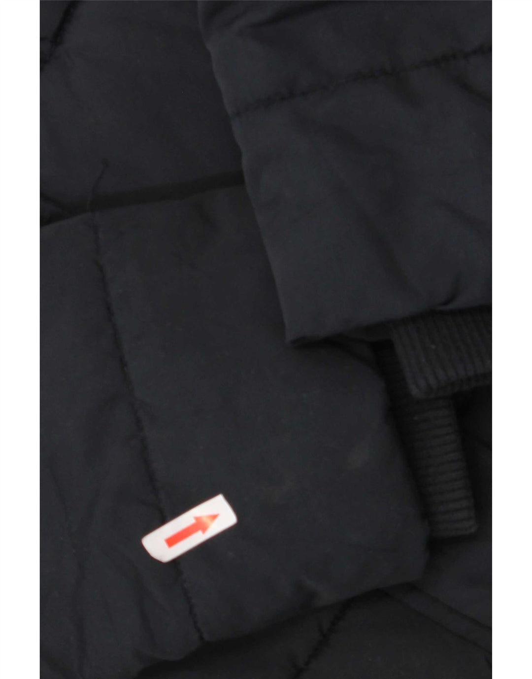 Topshop Veste matelassée pour femme UK 12 Bleu marine moyen