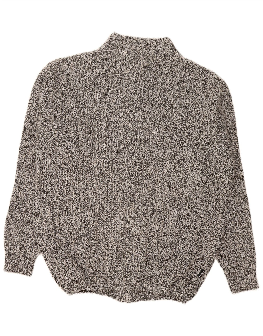Invicta Cardigan Homme Pull Large Gris Moucheté Coton