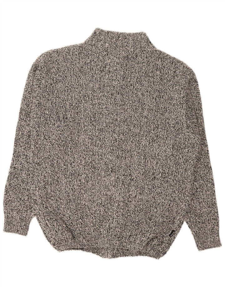 Invicta Cardigan Homme Pull Large Gris Moucheté Coton