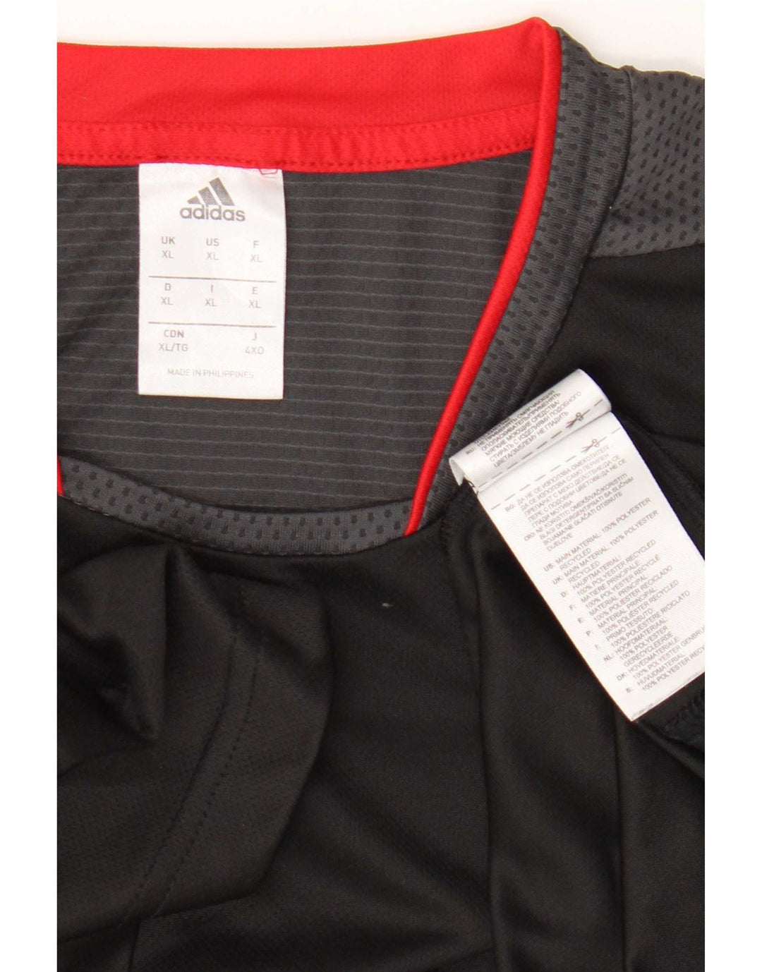 Adidas T-Shirt Homme Top XL Noir Polyester