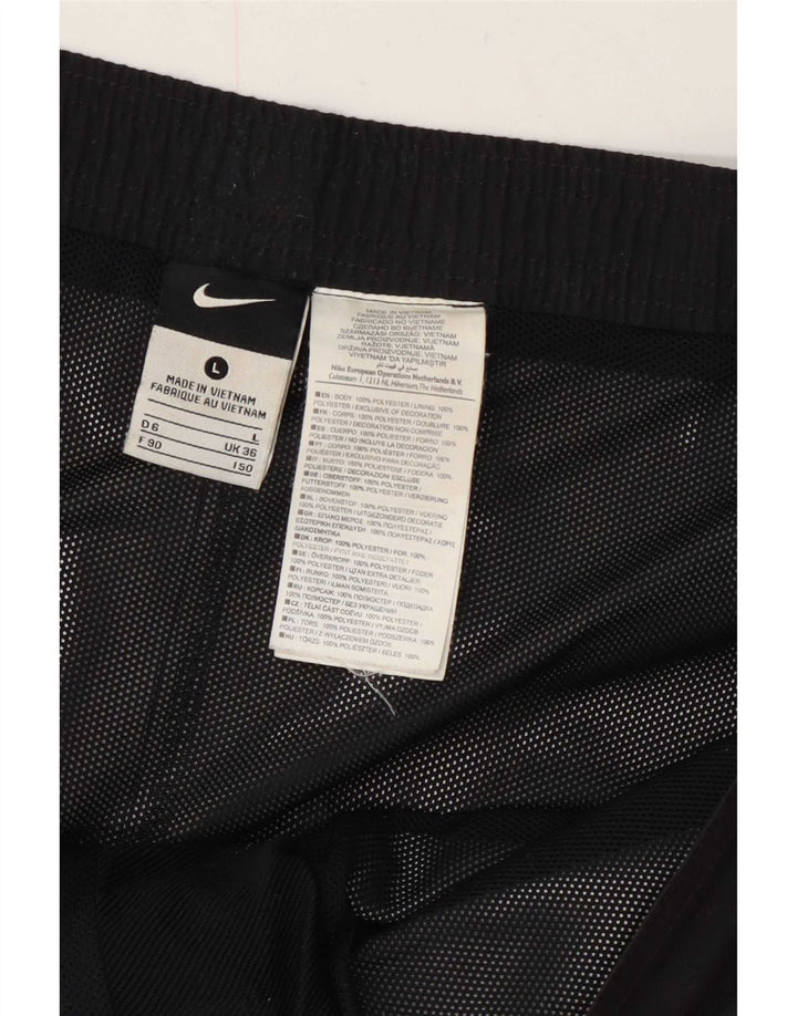 Nike Short de bain graphique pour hommes, grand, noir, polyester