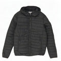 Jack & Jones Veste matelassée à capuche pour homme UK 36 Small Noir Polyester