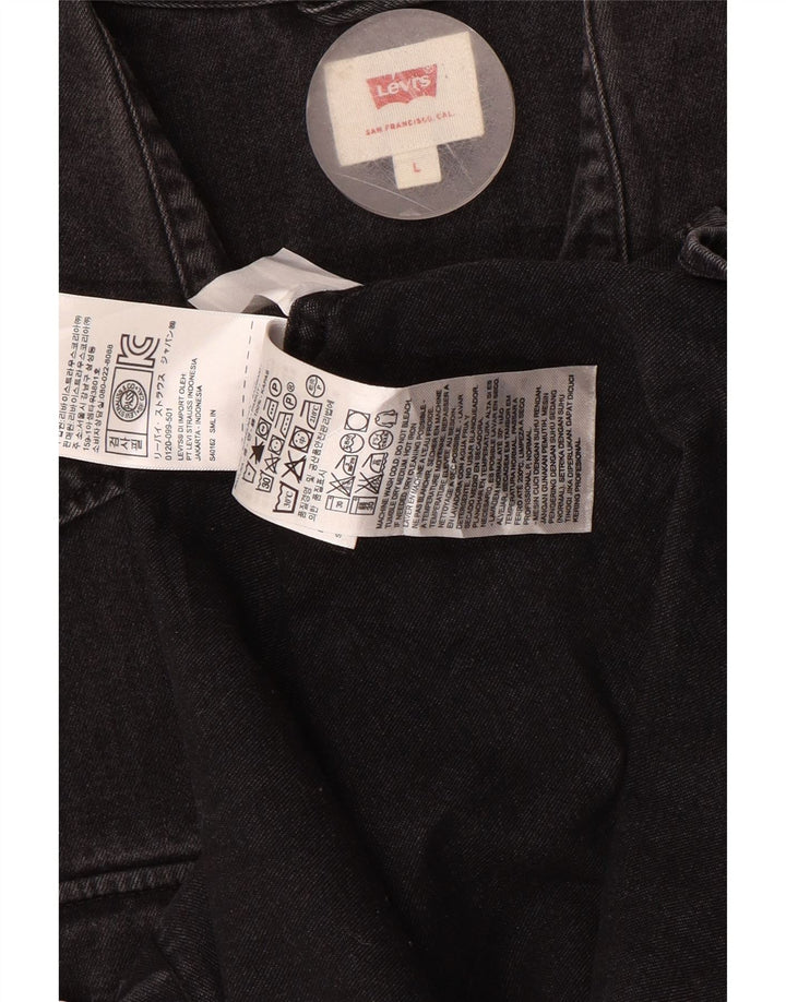 LEVI'S Chemise en Jean Large Homme Gris Coton