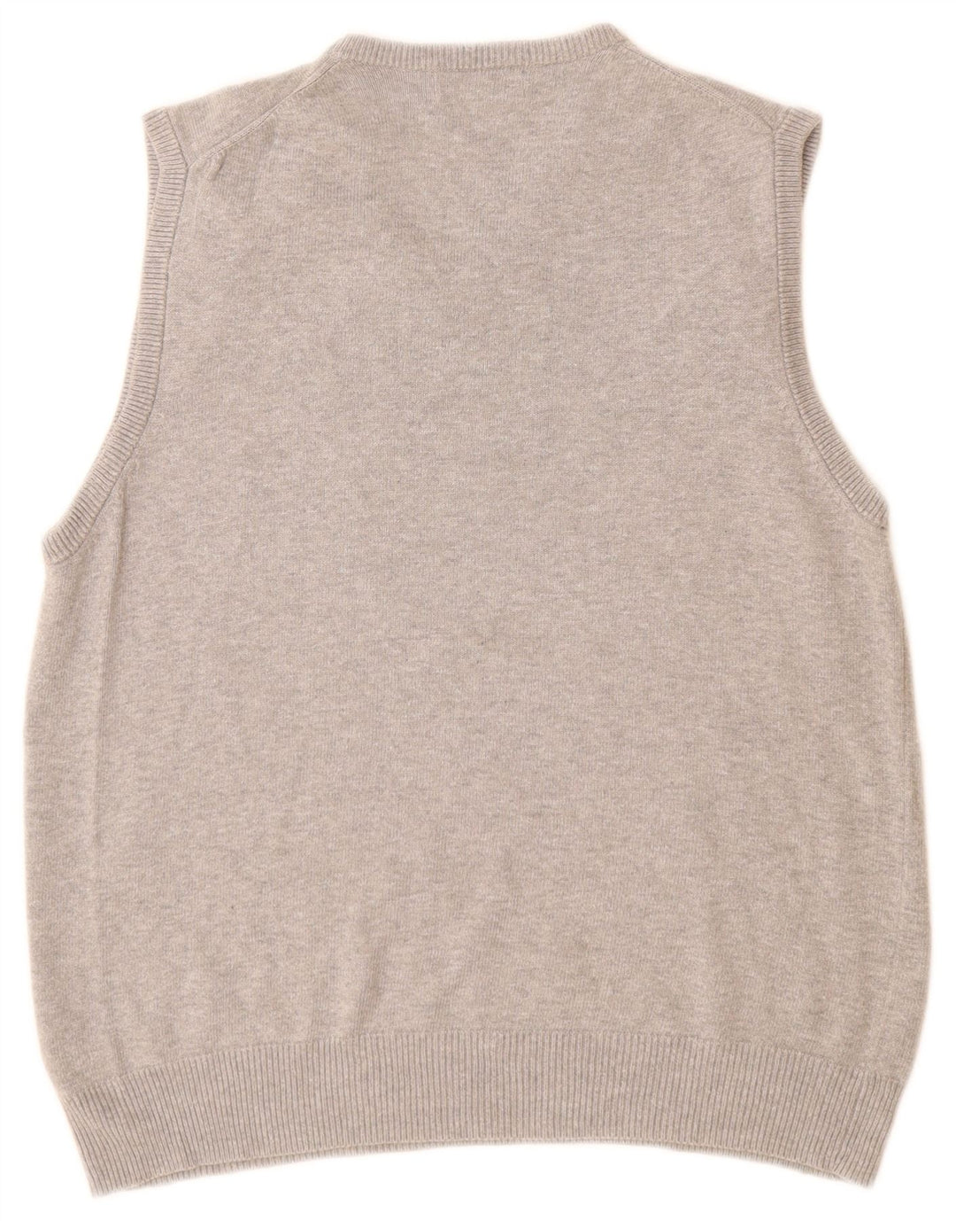 Marks & Spencer Débardeur Blue Harbor Vest Homme Gris Moyen Moucheté Coton