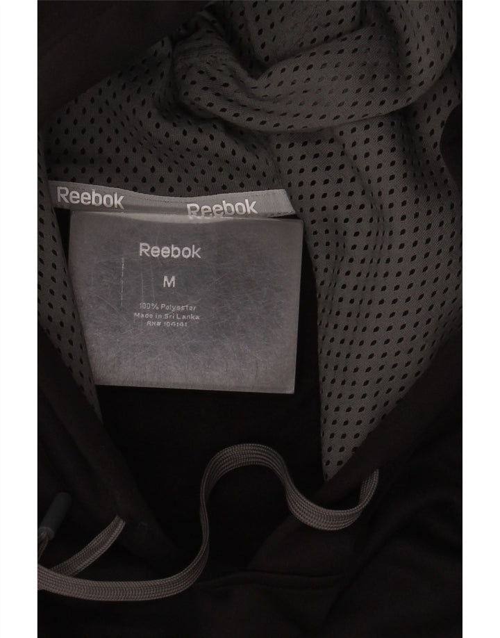 Reebok Pull à capuche pour homme Noir moyen Polyester