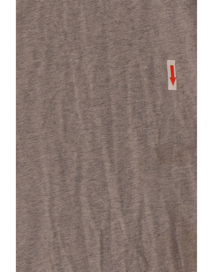 Tommy Hilfiger T-Shirt Regular Fit Graphique Homme Gris Moyen Coton