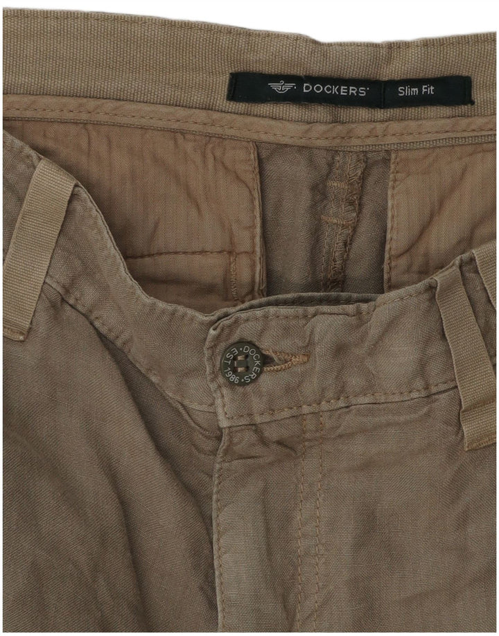 Dockers Pantalon Chino Slim Fit Homme W34 L29 Kaki