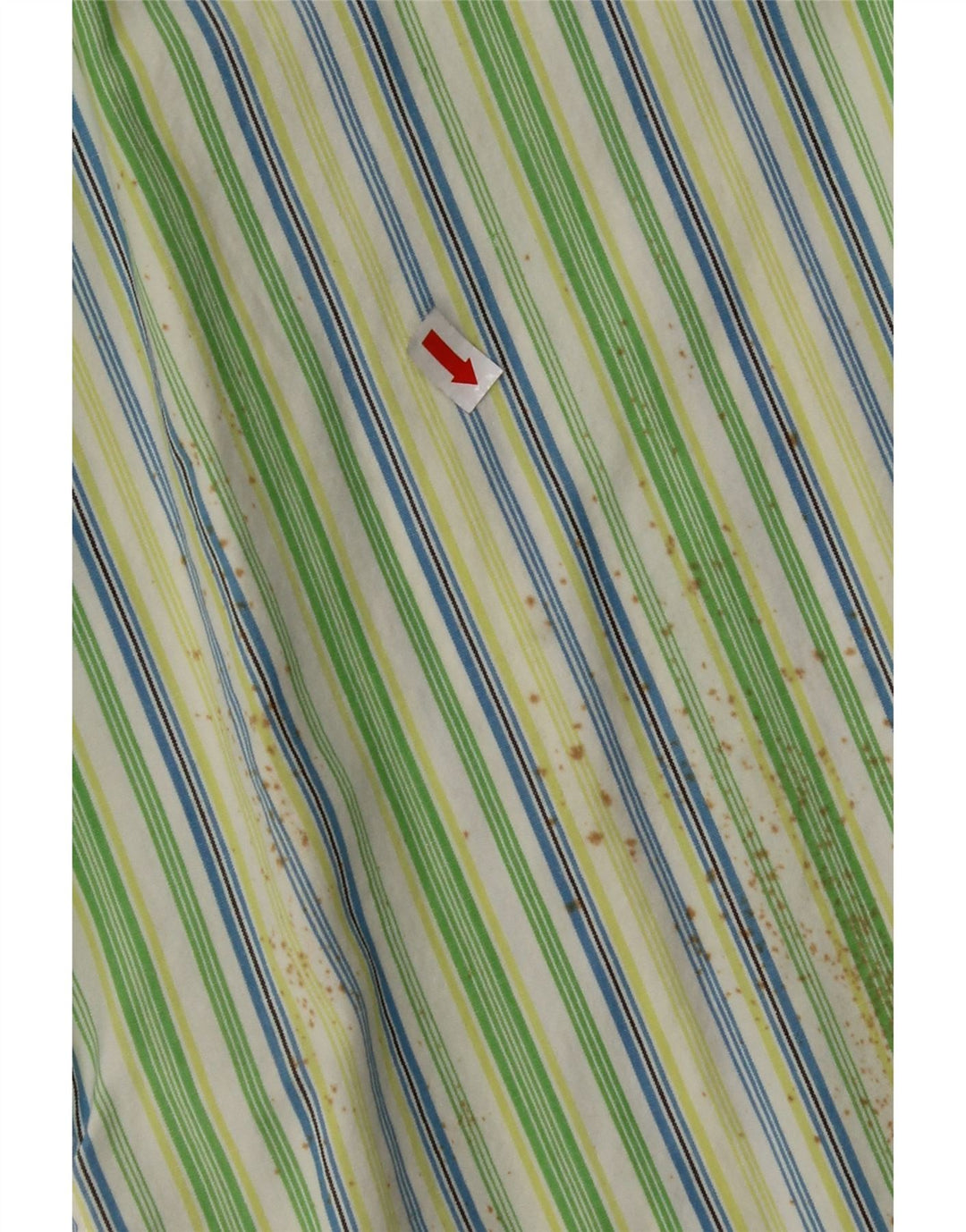 INVICTA Chemise à Manches Courtes Homme Grand Coton Rayé Vert